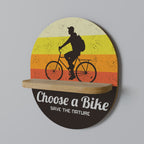CHOOSE A BIKE Art Shelf