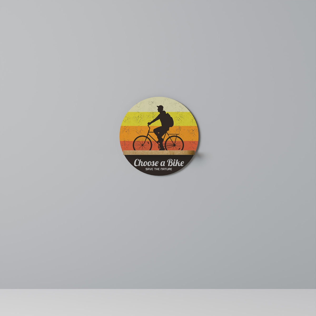 CHOOSE A BIKE Art Shelf