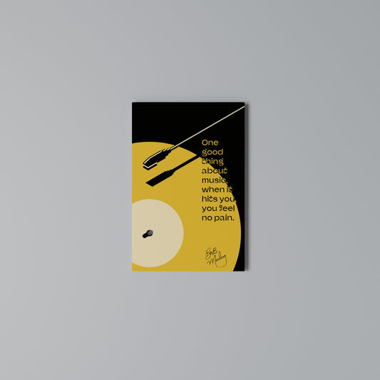 MUSIC - NO PAIN Vertical Canvas Print
