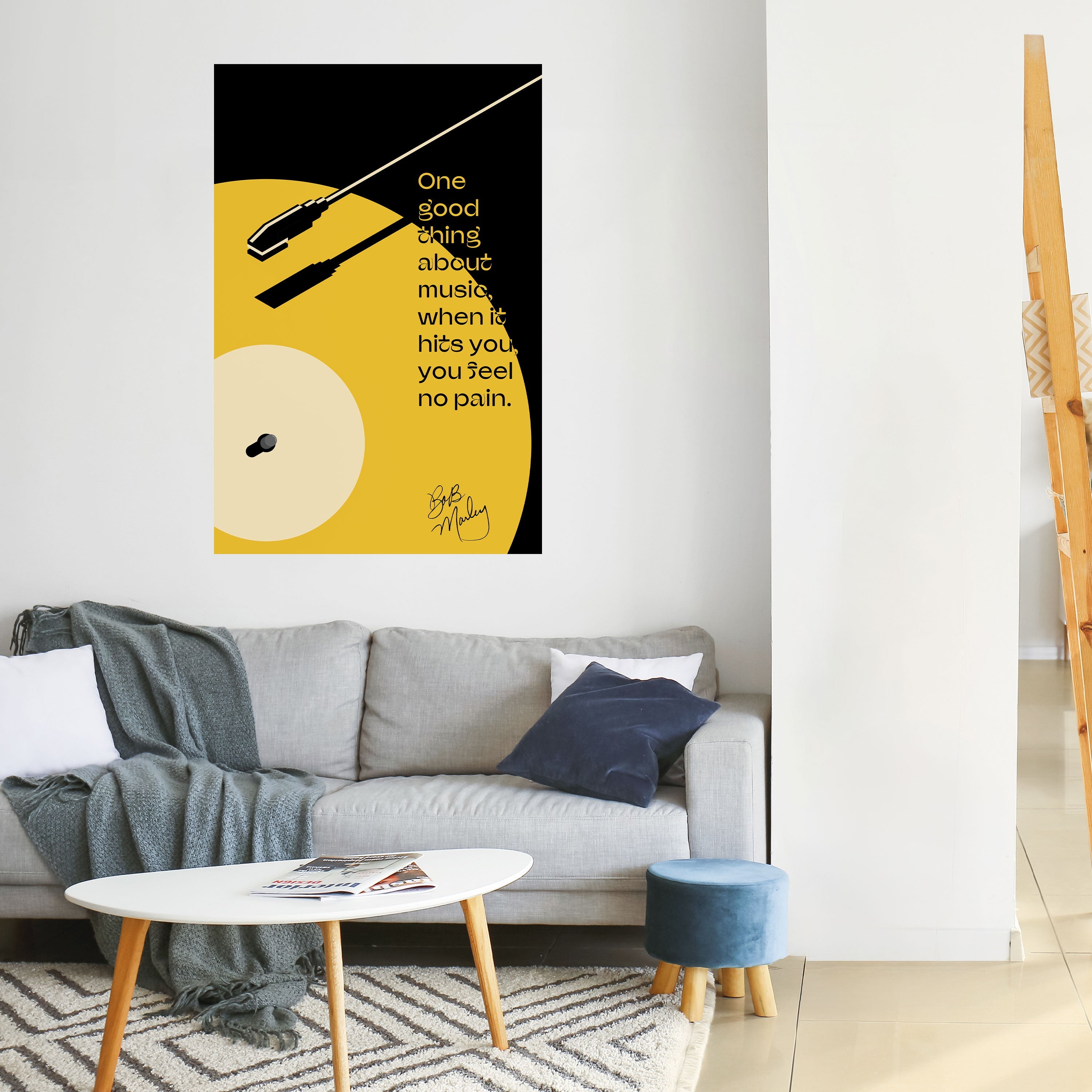 MUSIC - NO PAIN Peel and Stick Vertical Poster
