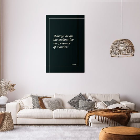 WONDERS UNVEILED Vertical Canvas Print