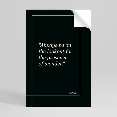 WONDERS UNVEILED Αυτοκόλλητη Αφίσα κάθετη