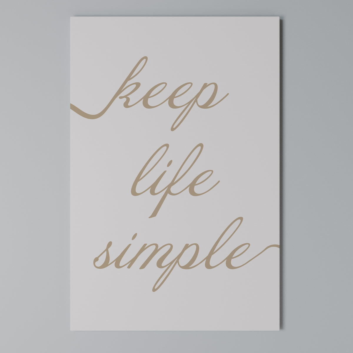 MINIMALIST MANTRA Κατακόρυφος Πίνακας σε Καμβά