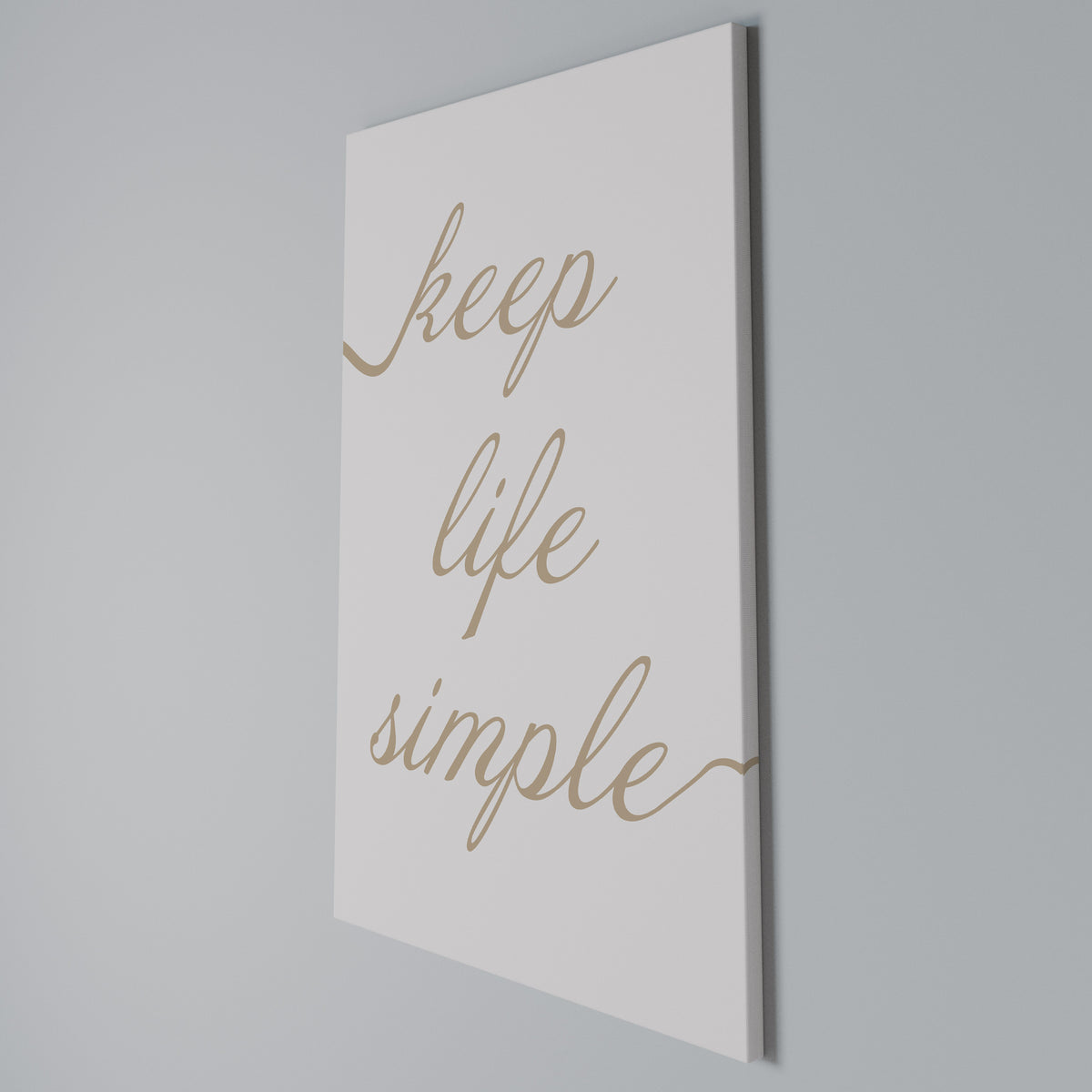 MINIMALIST MANTRA Κατακόρυφος Πίνακας σε Καμβά