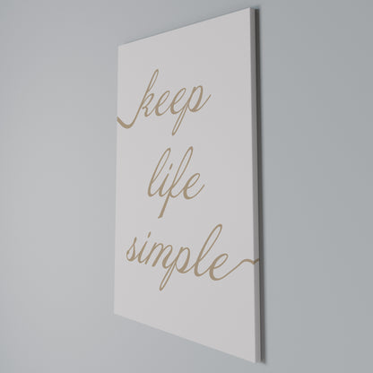 MINIMALIST MANTRA Κατακόρυφος Πίνακας σε Καμβά