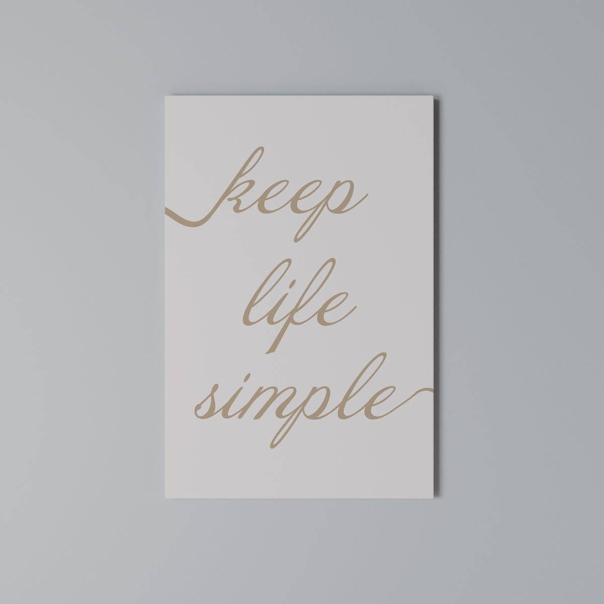 MINIMALIST MANTRA Κατακόρυφος Πίνακας σε Καμβά