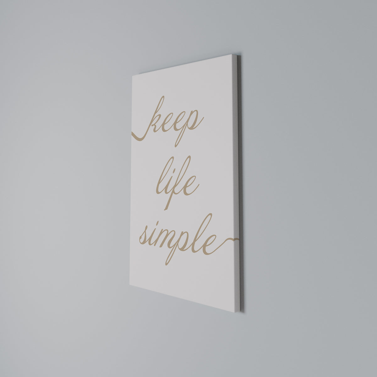 MINIMALIST MANTRA Κατακόρυφος Πίνακας σε Καμβά