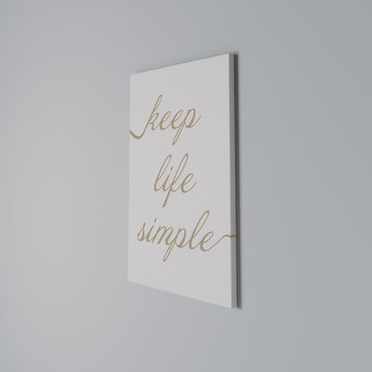 MINIMALIST MANTRA Κατακόρυφος Πίνακας σε Καμβά