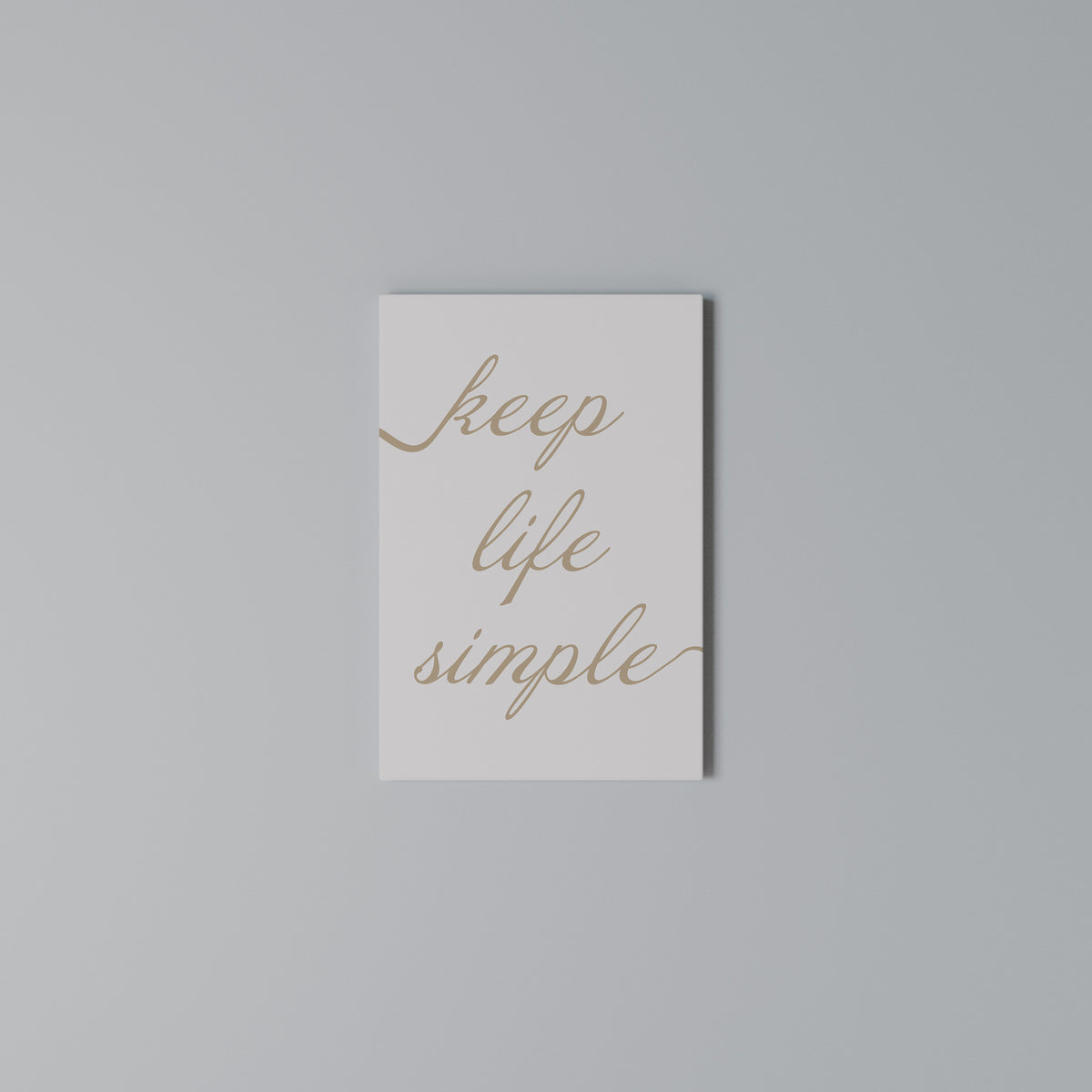 MINIMALIST MANTRA Κατακόρυφος Πίνακας σε Καμβά