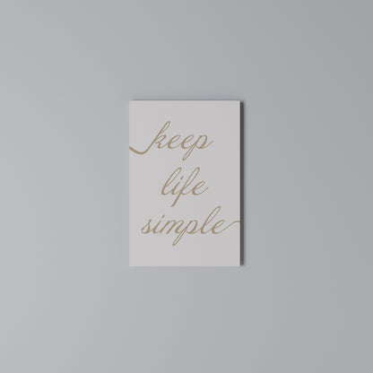 MINIMALIST MANTRA Κατακόρυφος Πίνακας σε Καμβά