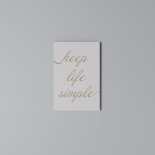 MINIMALIST MANTRA Κατακόρυφος Πίνακας σε Καμβά