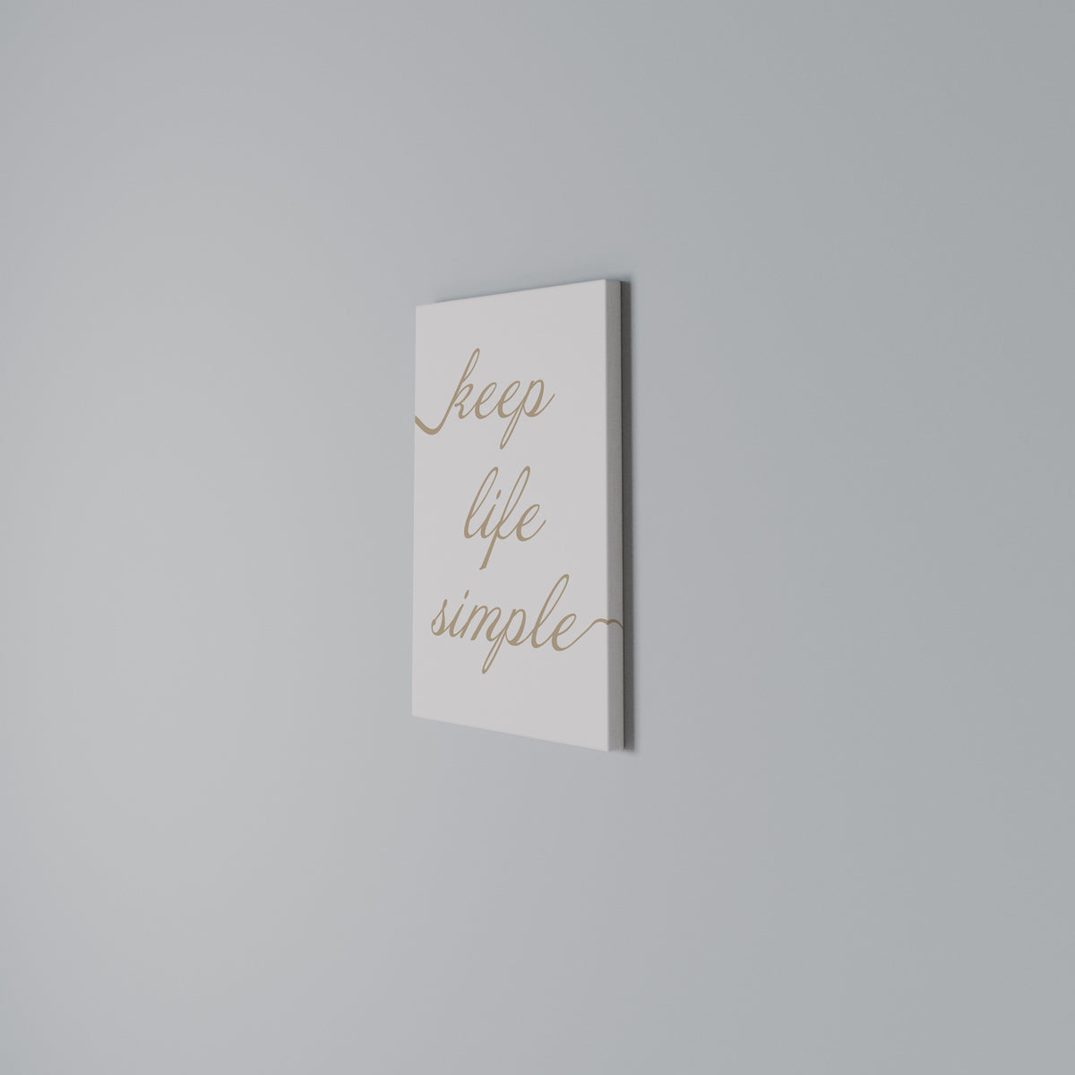 MINIMALIST MANTRA Κατακόρυφος Πίνακας σε Καμβά