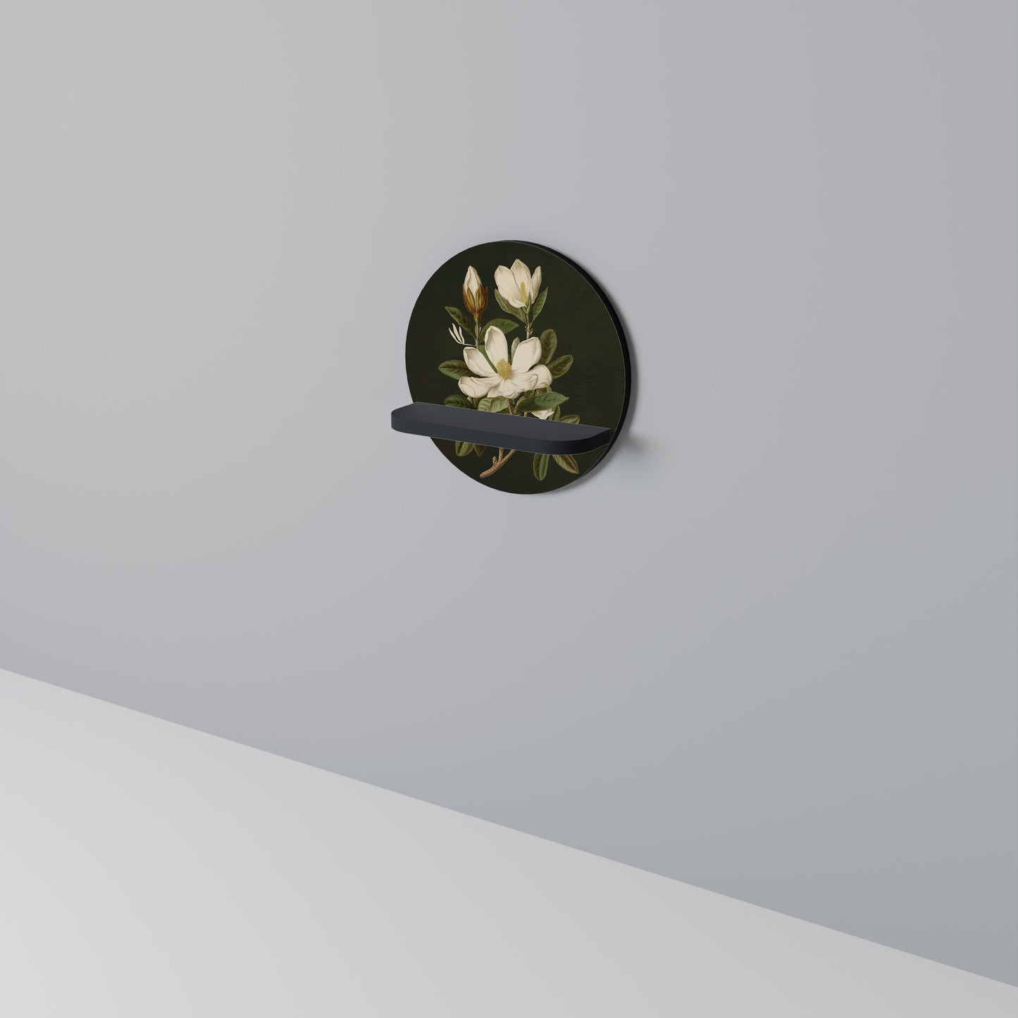 FLORAL NOIR Art Shelf
