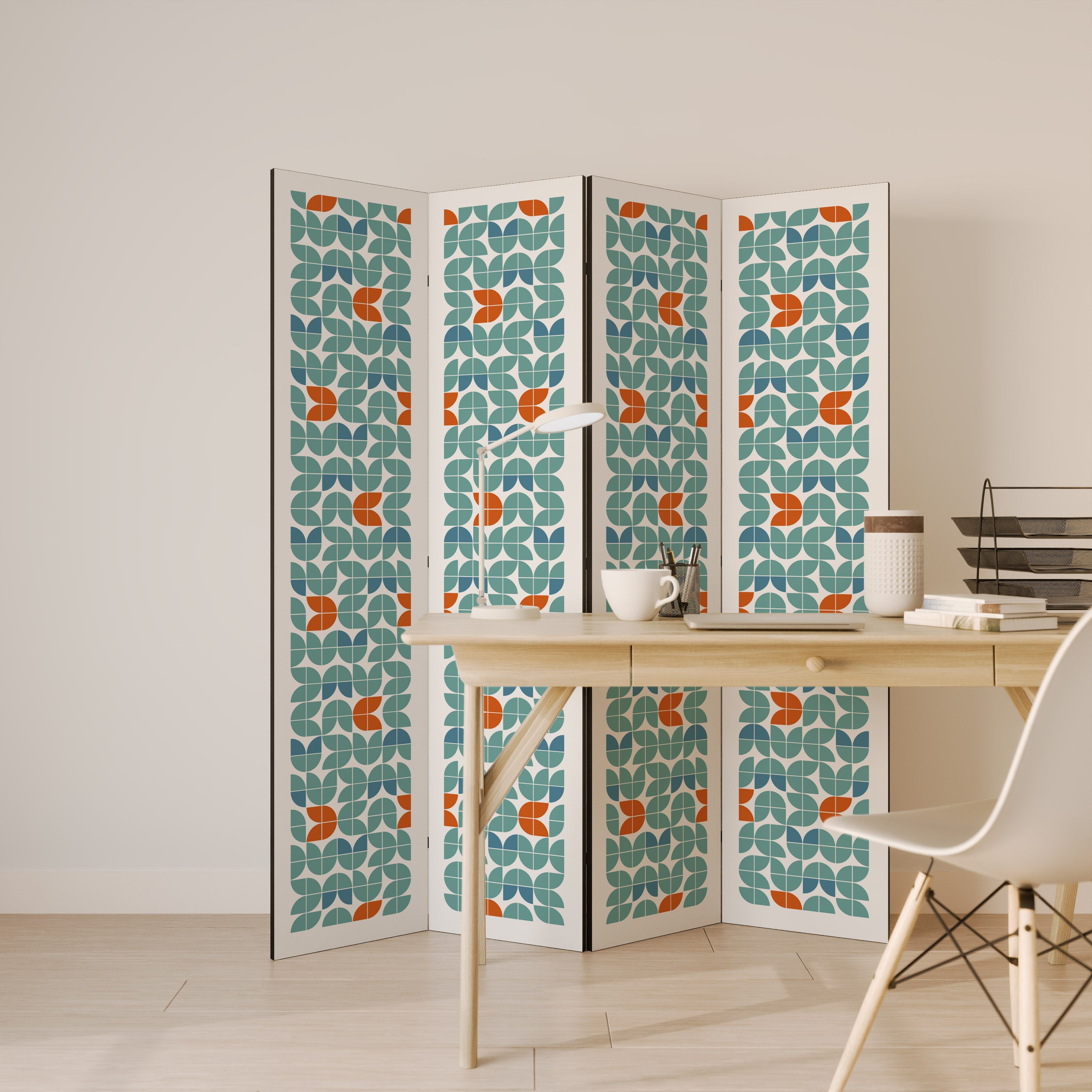 BE THE CHANGE 4-Panel Room Divider