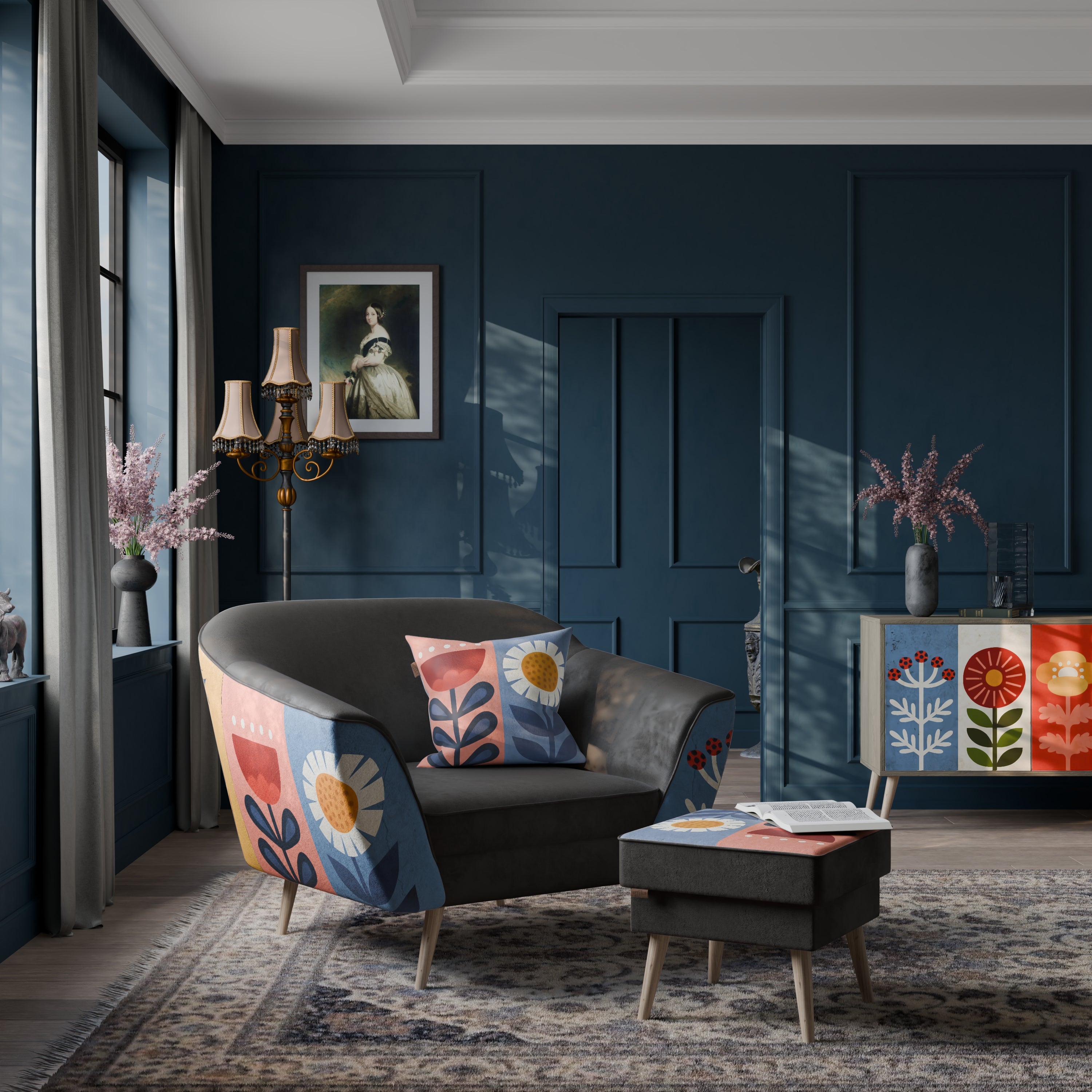 SCANDIC FLOWERET AURORA Armchair