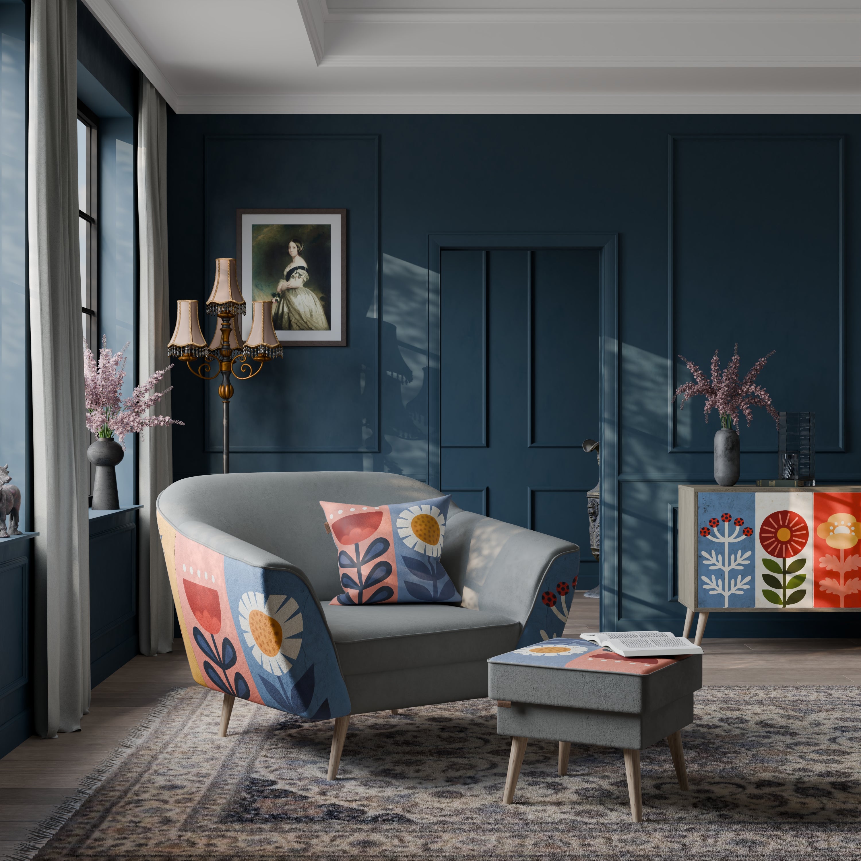 SCANDIC FLOWERET AURORA Armchair