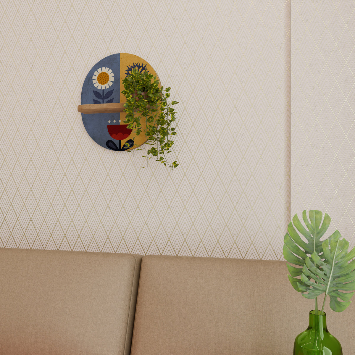 SCANDIC FLORET Art Shelf