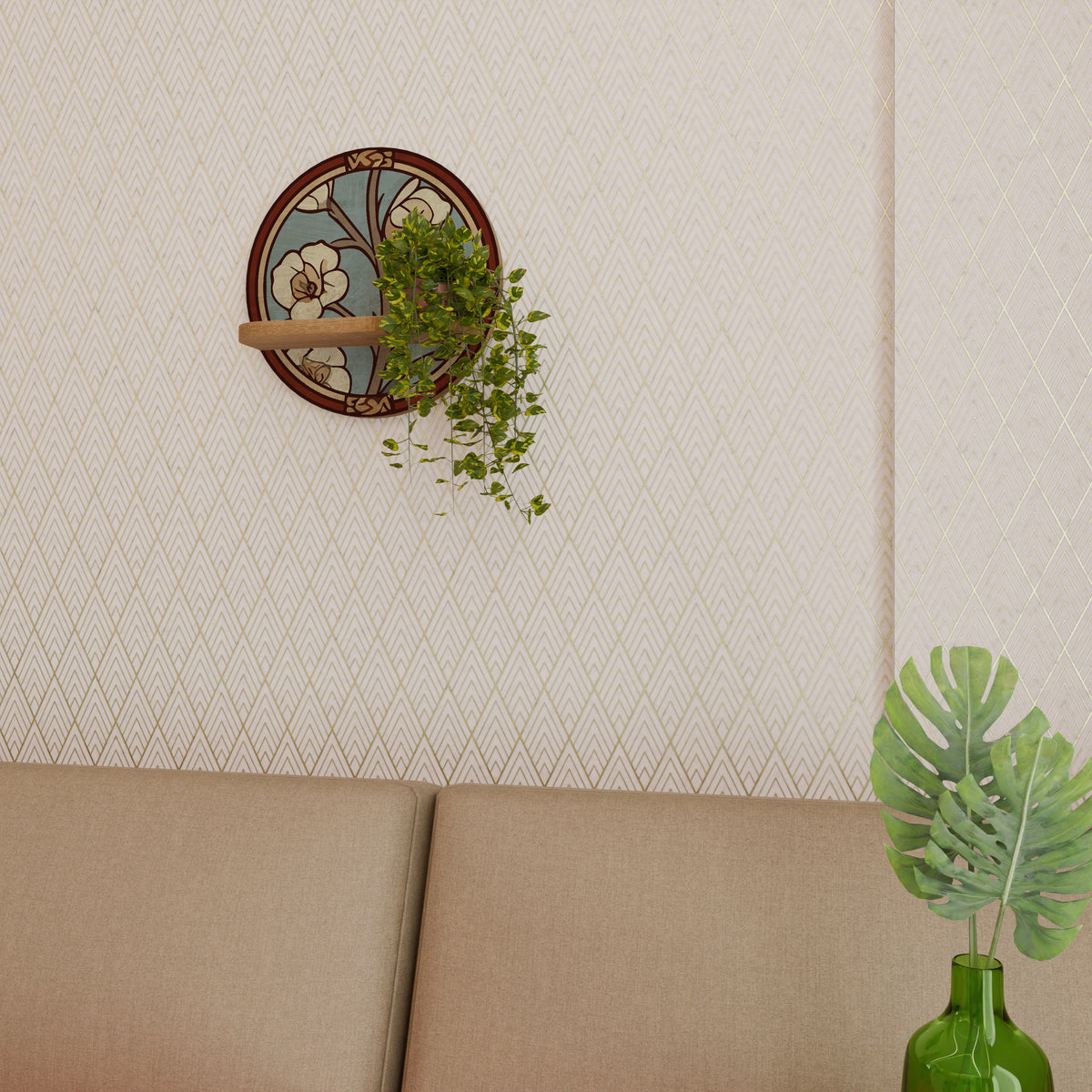 ORNATE PETALS Διακοσμητικό Ράφι Art Shelf
