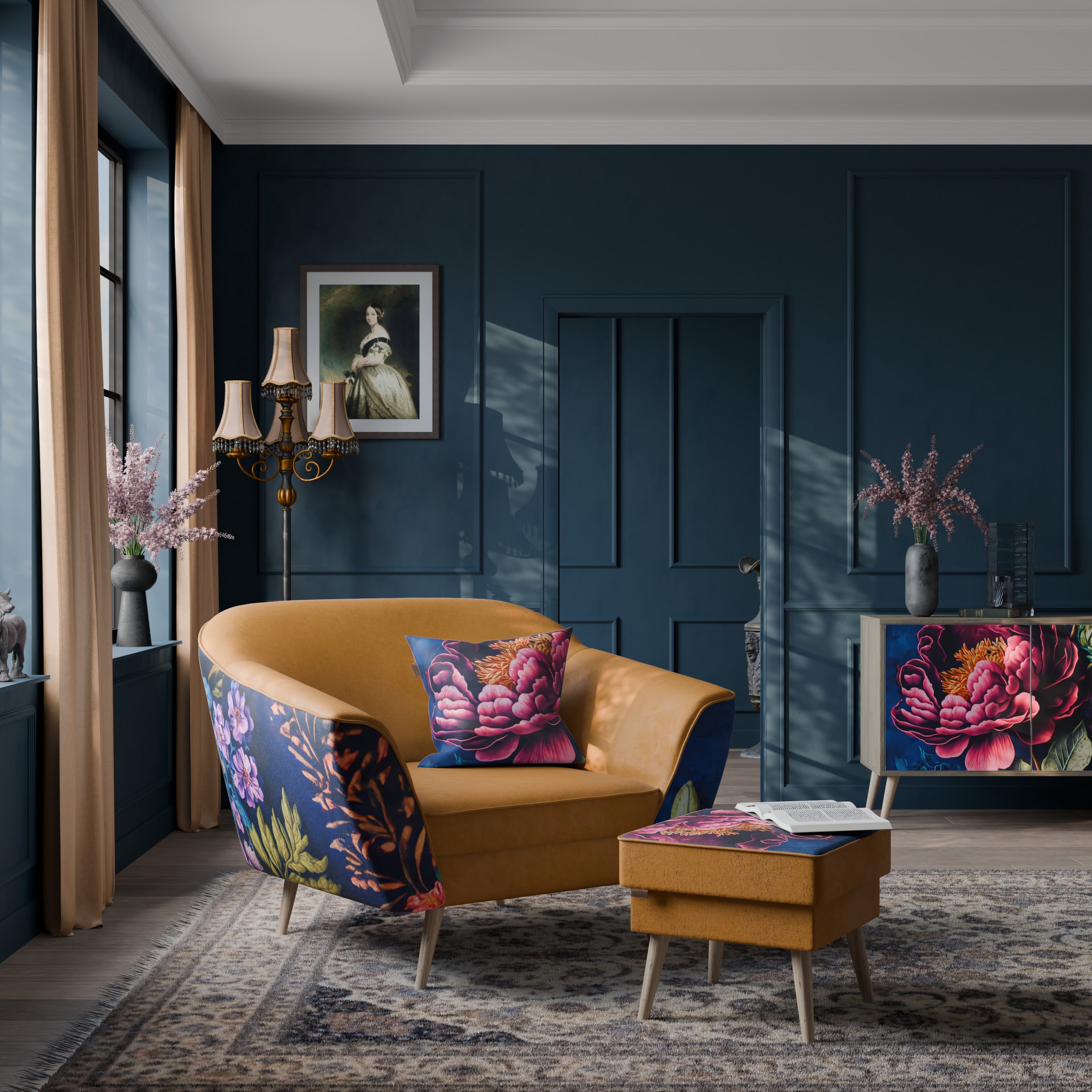 BLOOMING ELEGANCE AURORA Armchair