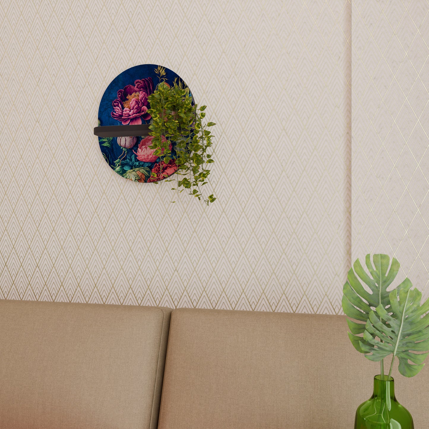 BLOOMING ELEGANCE Διακοσμητικό Ράφι Art Shelf