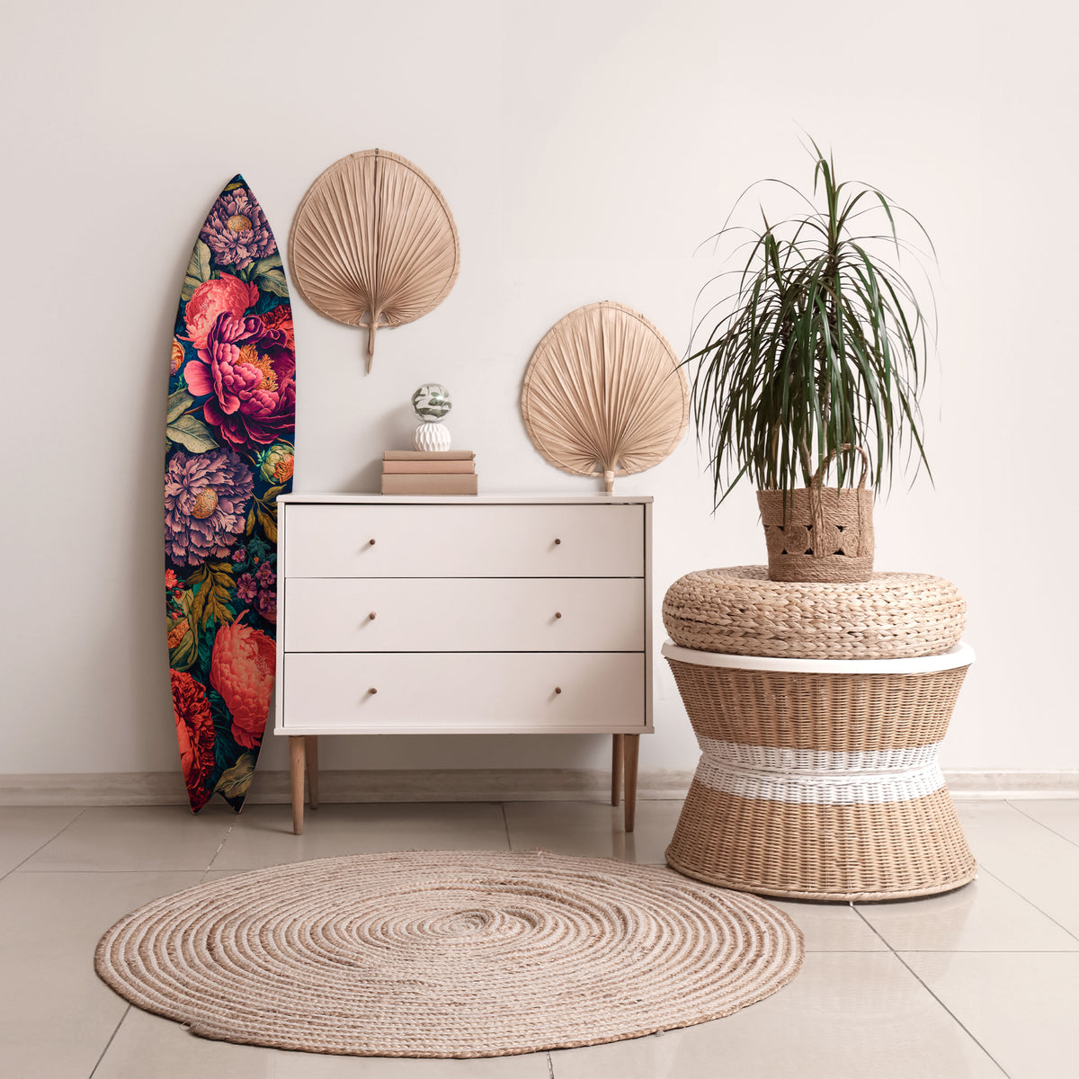 BLOOMING ELEGANCE Διακοσμητική σανίδα Surf