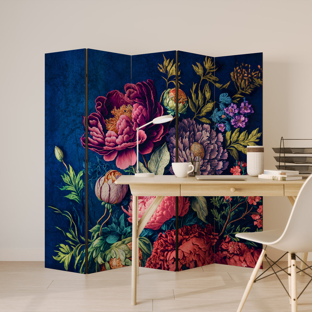 BLOOMING ELEGANCE Παραβάν με 5 πάνελ