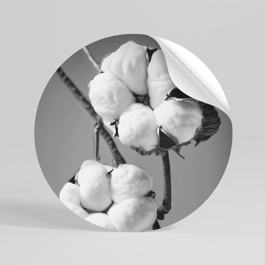 COTTON DREAMSCAPE Αυτοκόλλητη Αφίσα στρογγυλή