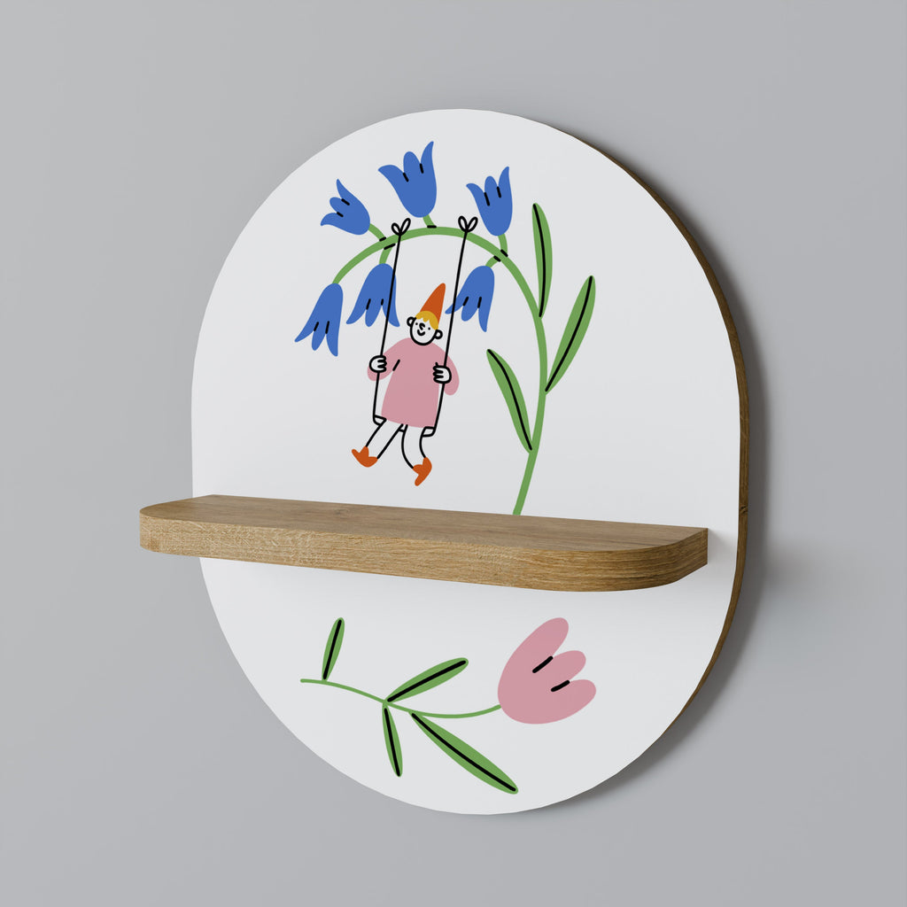 Οβάλ Ράφι GARDEN JOY σε Στυλ Δρυός