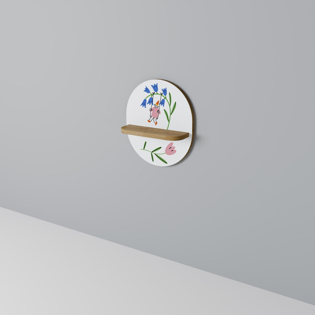 Οβάλ Ράφι GARDEN JOY σε Στυλ Δρυός