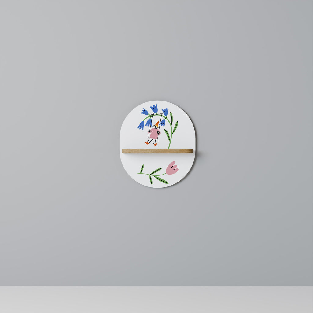 Οβάλ Ράφι GARDEN JOY σε Στυλ Δρυός