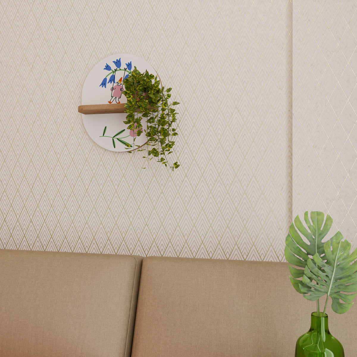 GARDEN JOY Διακοσμητικό Ράφι Art Shelf