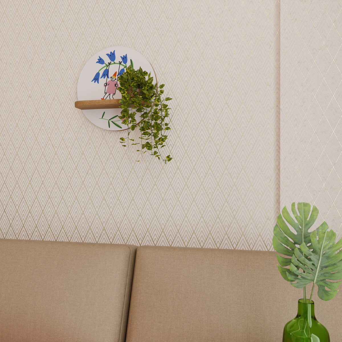 GARDEN JOY Διακοσμητικό Ράφι Art Shelf