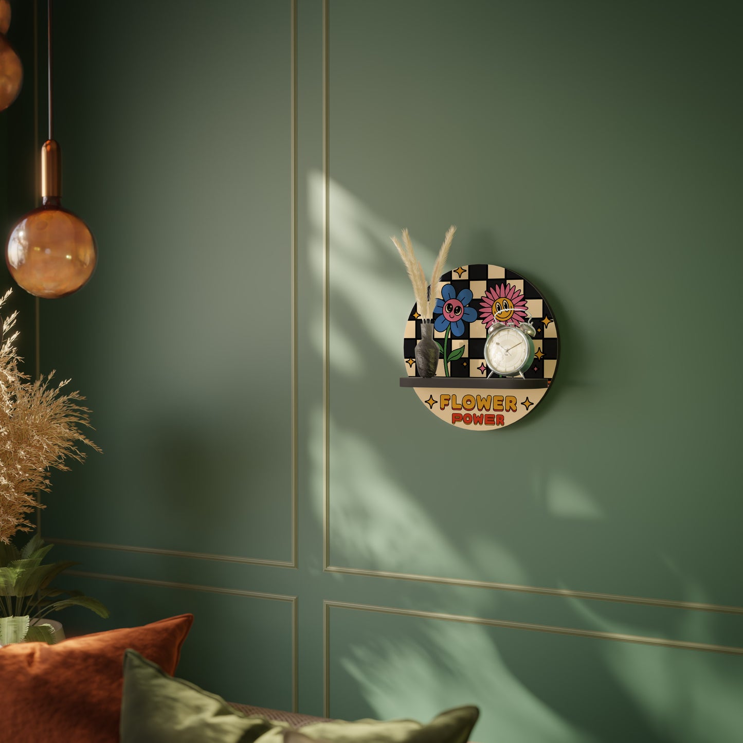 FLOWER POWER Art Shelf