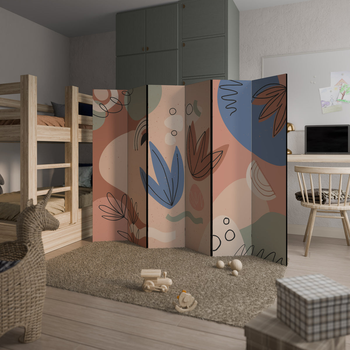 PASTEL DESTINY 6-Panel Room Divider