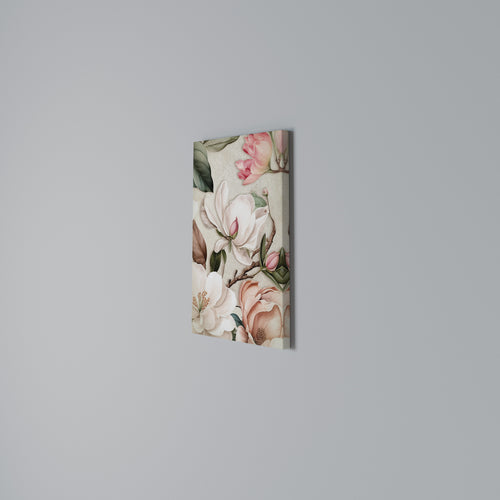 FLORAL GRACE Κατακόρυφος Πίνακας σε Καμβά