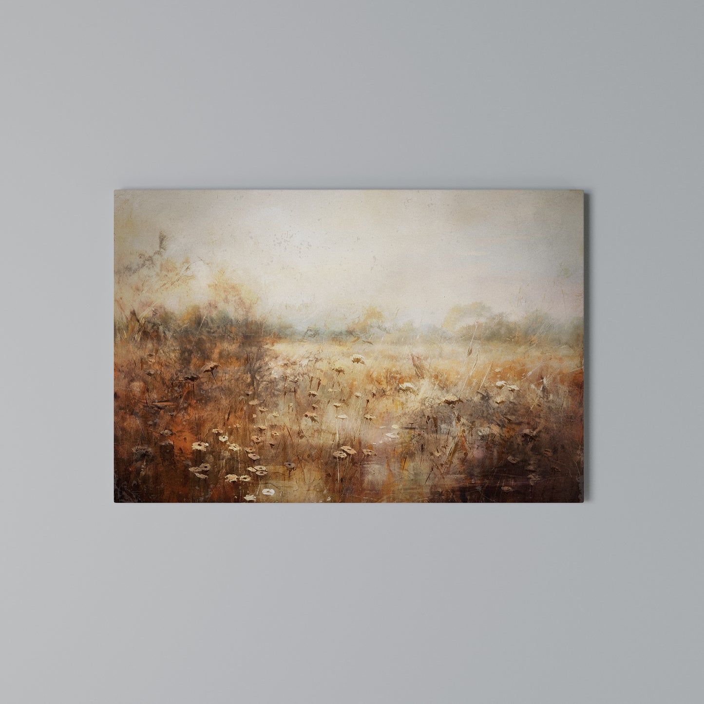 TRANQUIL FIELD Horizontal Canvas Print
