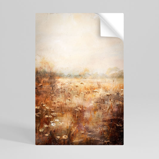 TRANQUIL FIELD Αυτοκόλλητη Αφίσα κάθετη