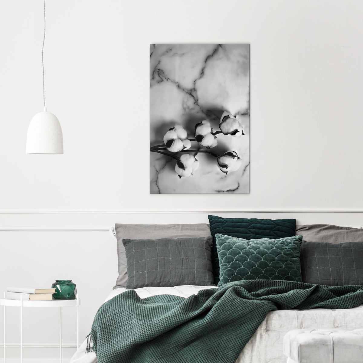 MONOCHROME COTTON DREAMS Κατακόρυφος Πίνακας σε Καμβά