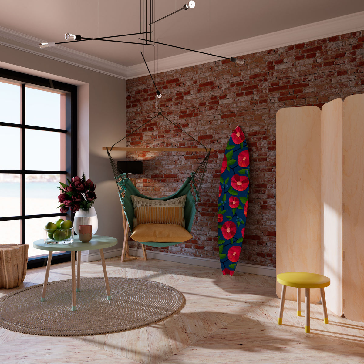 SPRING THOUGHTS Διακοσμητική σανίδα Surf