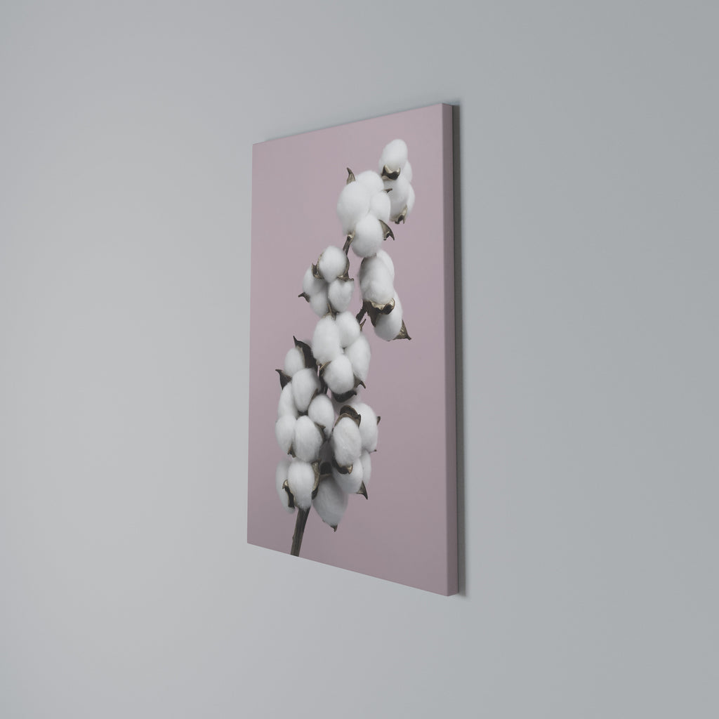COTTON CLOUDS WHISPER Vertical Canvas Print