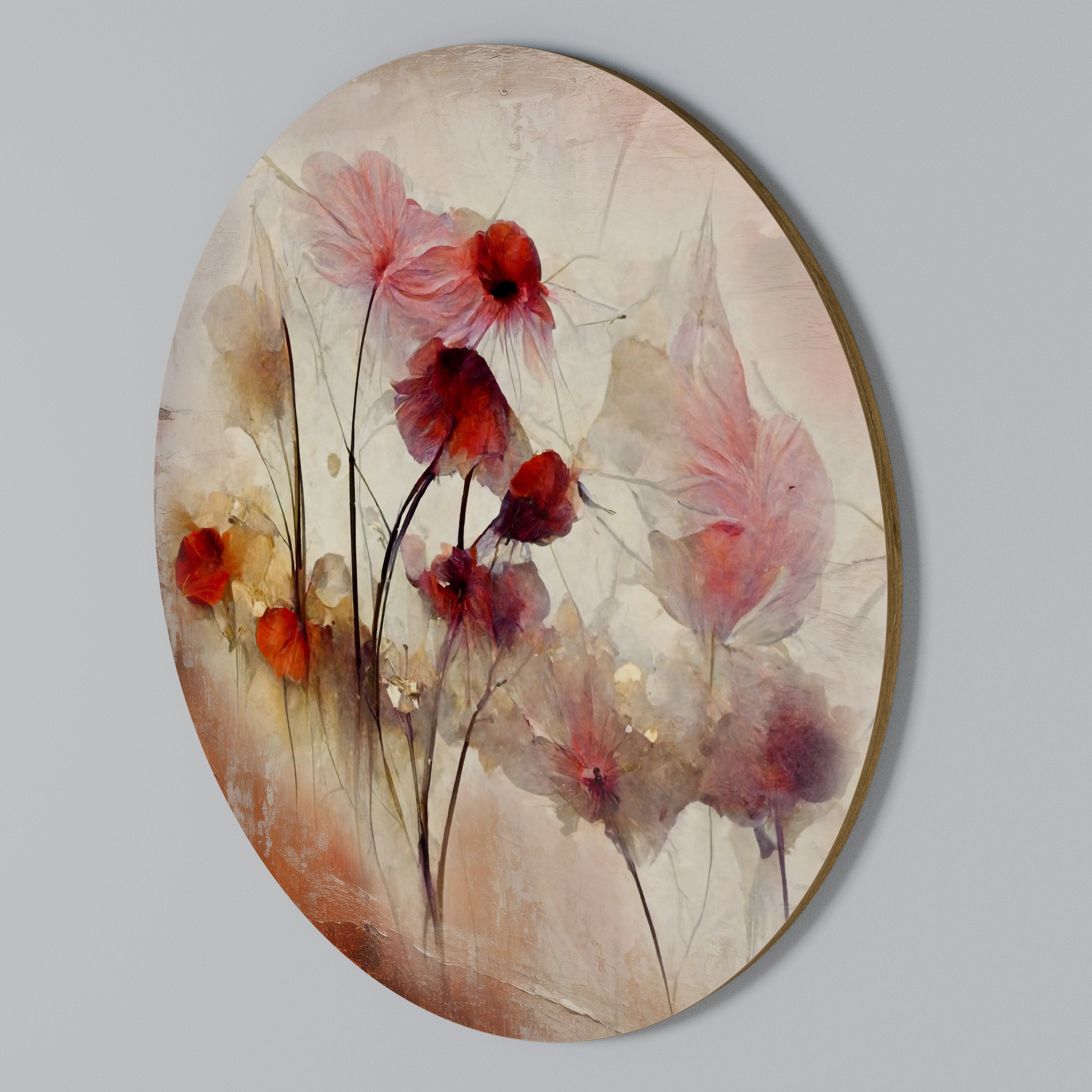 WILD DELICACY Round Wall Art