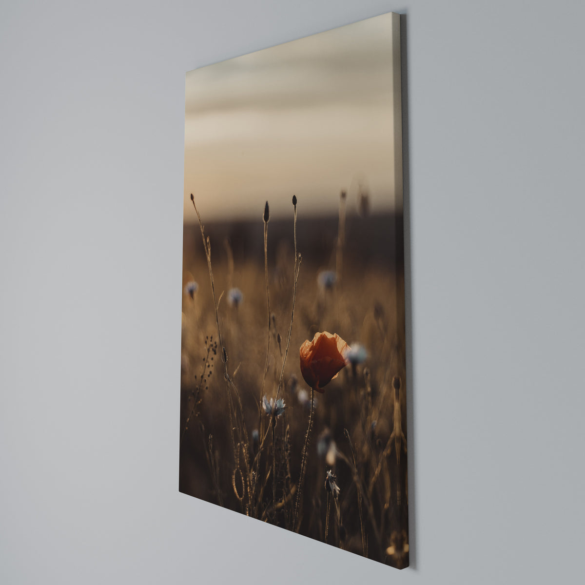 GLOWING MEADOWS AT DUSK Κατακόρυφος Πίνακας σε Καμβά