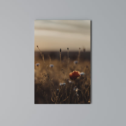 GLOWING MEADOWS AT DUSK Κατακόρυφος Πίνακας σε Καμβά