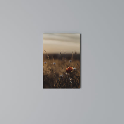 GLOWING MEADOWS AT DUSK Κατακόρυφος Πίνακας σε Καμβά