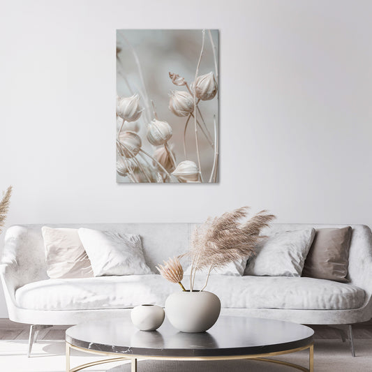 TRANQUIL BLOOMING VISION Vertical Canvas Print