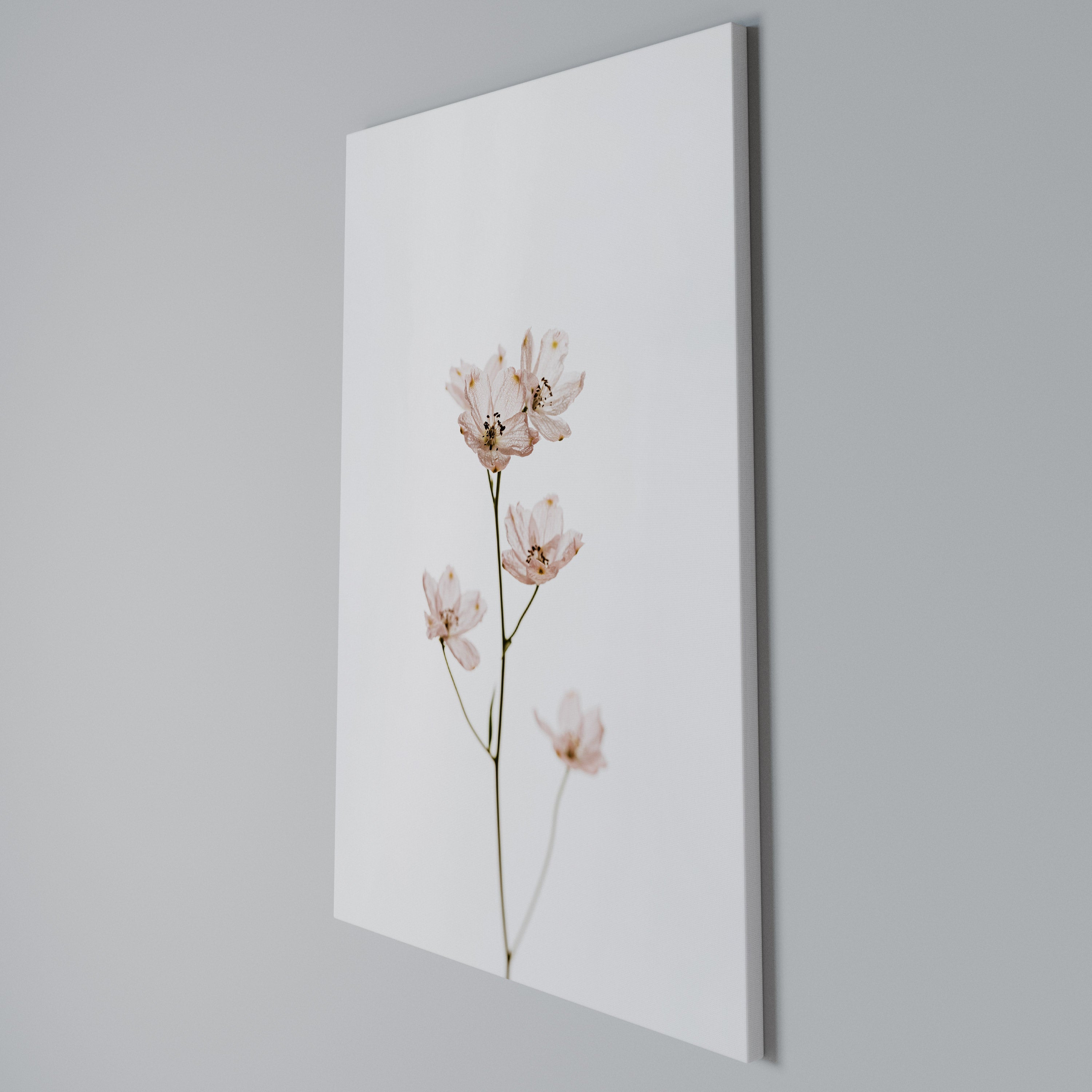 WHISPERS OF PINK Vertical Canvas Print