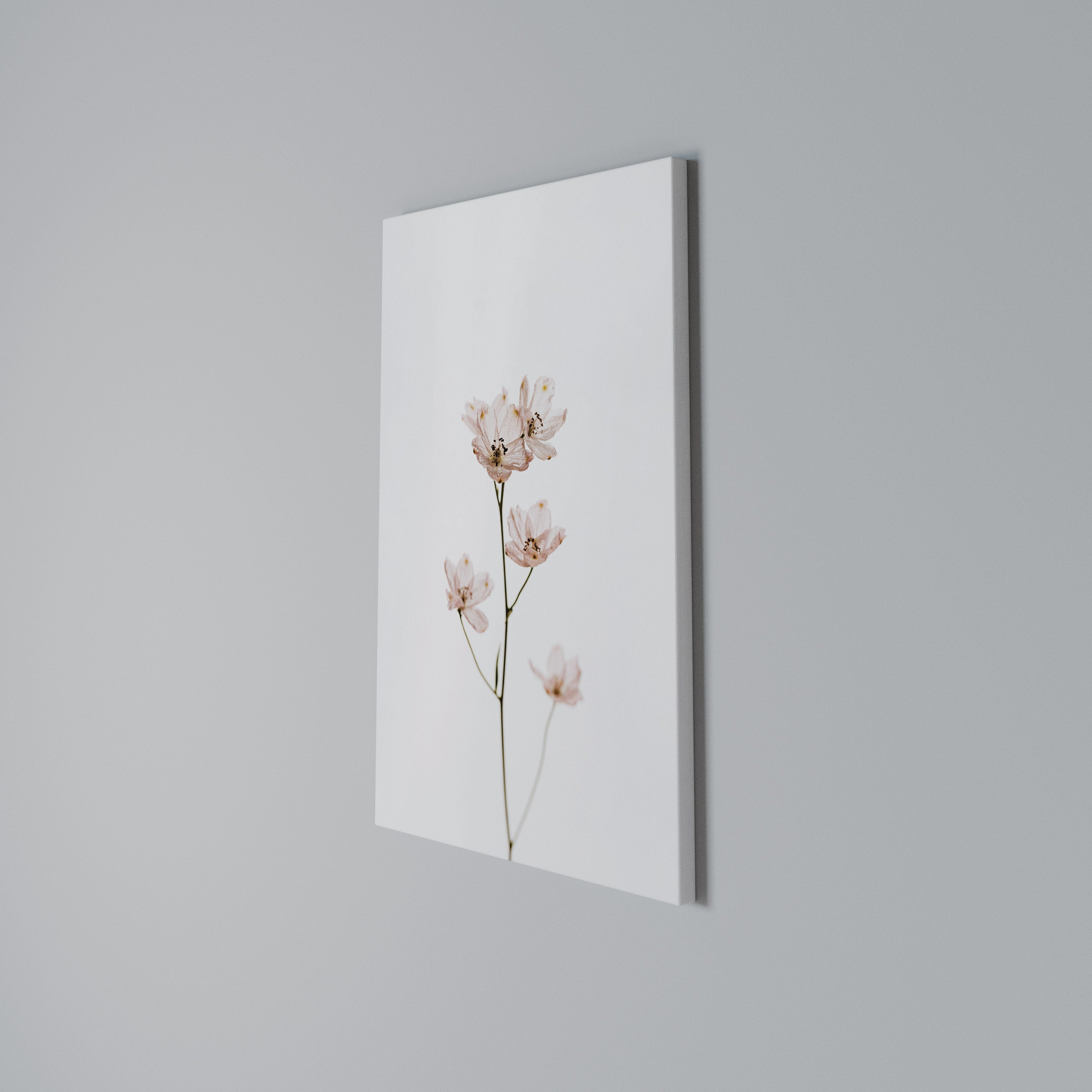 WHISPERS OF PINK Vertical Canvas Print