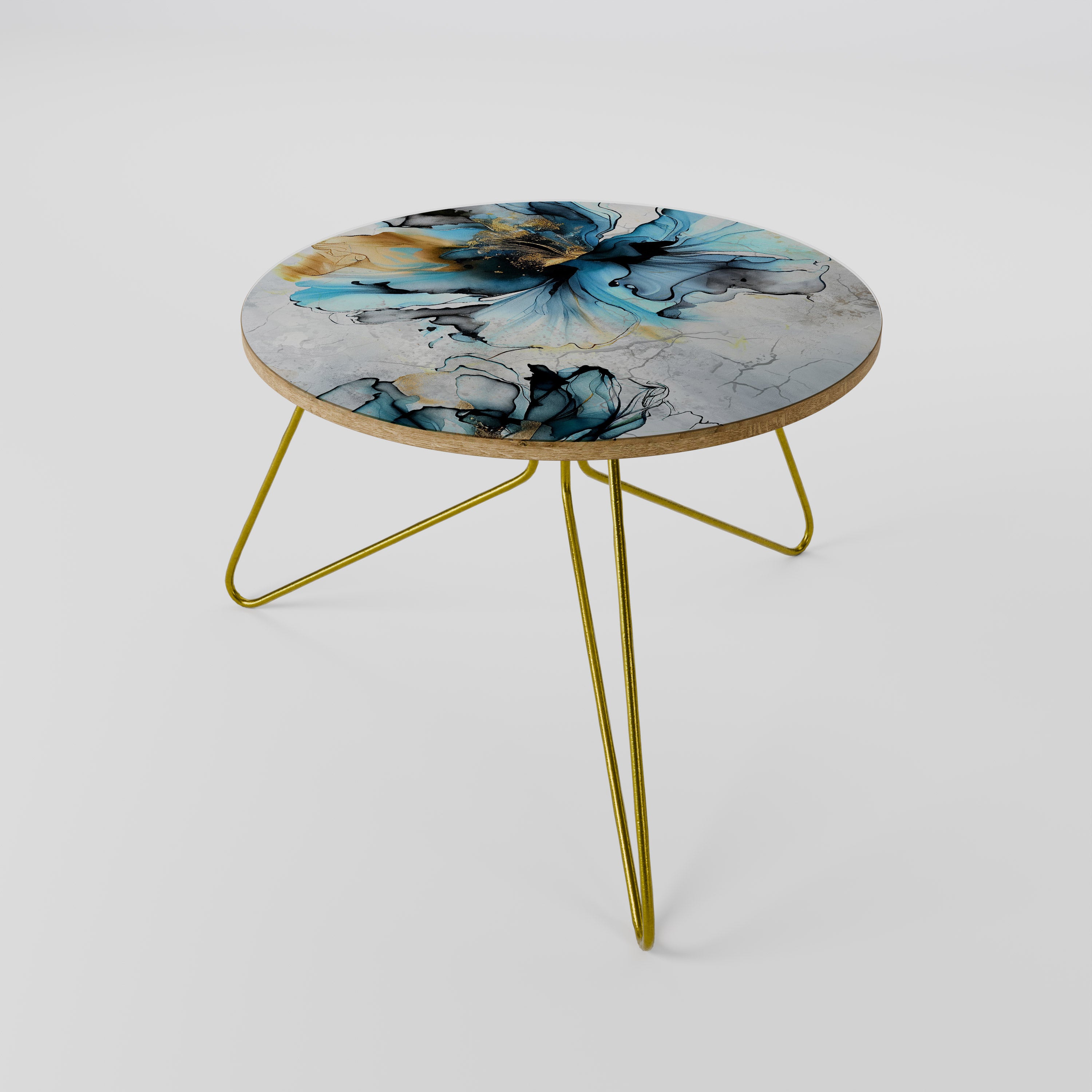 COBALT BLOSSOMS Coffee Table