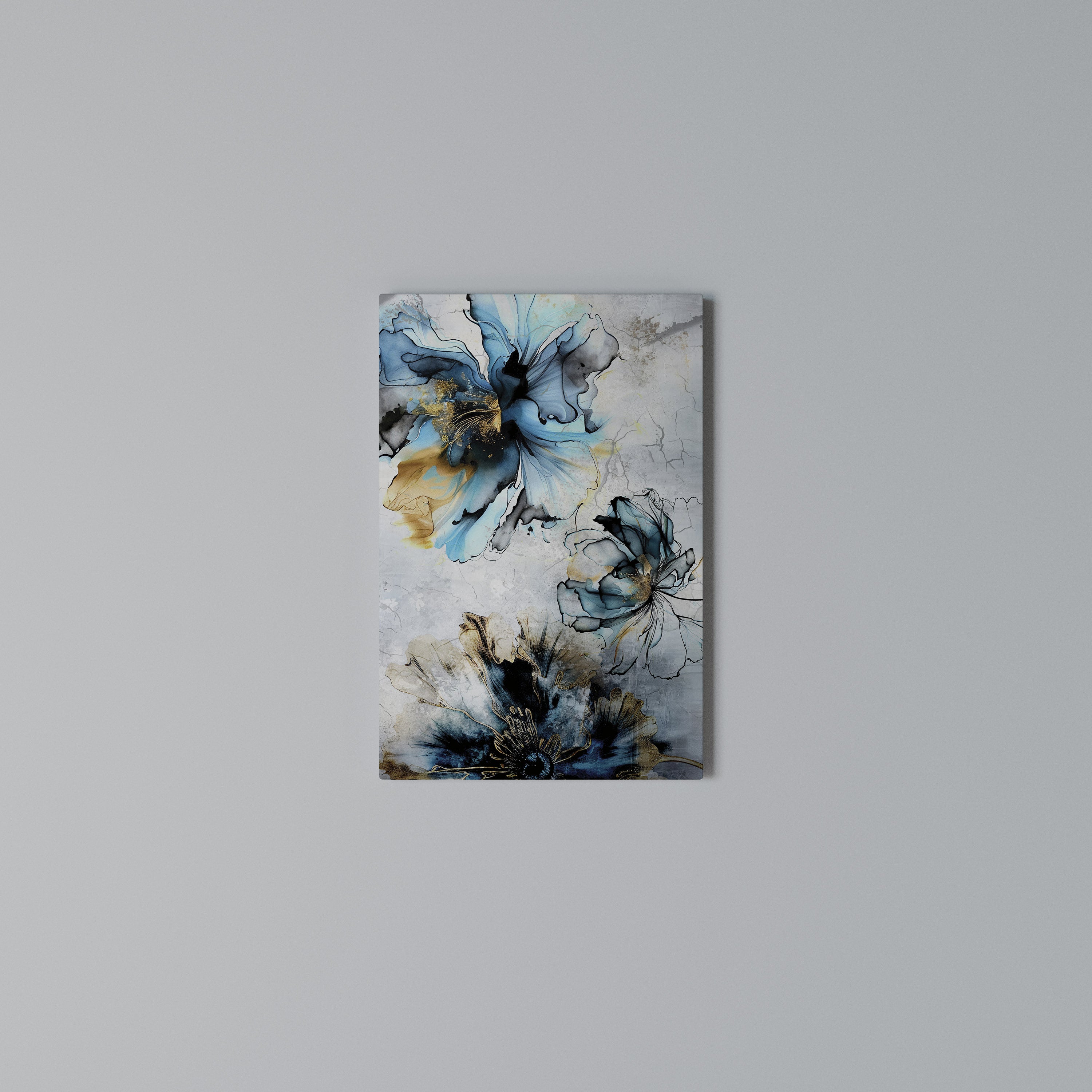 COBALT BLOSSOMS Κατακόρυφος Πίνακας σε Καμβά