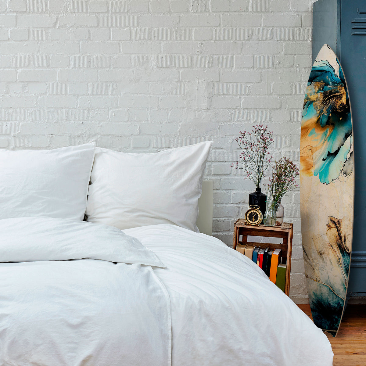 COBALT BLOSSOMS Διακοσμητική σανίδα Surf